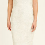 MM Couture  Miss Me White Strapless Lace Mini Dress‎ Medium Wedding Cocktail Photo 0