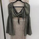 Princess Polly Green Cropped Top Photo 2