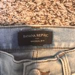 Banana Republic  Universal Jean High Rise Raw Hem Light‎ Wash Denim Size 1 Photo 1