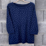 Tommy Hilfiger Top Blue Anchor Print 3/4 Sleeve Women's Large -XL Photo 5