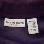 Jaclyn Smith Purple Blazer Size Large Photo 3