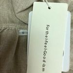 Commense Women's Beige Sleeveless V Neck Back Tie Camisole Tank Mini Dress Sz S Tan Photo 3