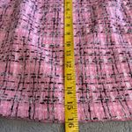 iii Tweed Wool Blend Mini Skirt Womens Sz S Pink New Side Zip Photo 9