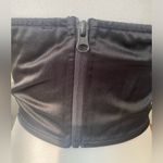 Pretty Little Thing  Black Lace Satin Mix Thick Strap Corset Size 0 Photo 4