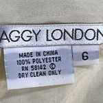 Maggy London  Cream Embellished Knee-Length Pencil Skirt Size 6 Photo 8