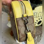 Coach Authentic  Coated signature canvas/smooth leather zip top Crossbody Photo 5