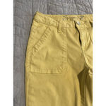 Seven 7 Utility High Rise Ankle Skinny Jeans Womens Size 4 Yellow Denim Pants Photo 2