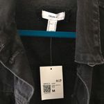 Forever 21 Distressed Black Denim Jacket NWT Size Medium Photo 10