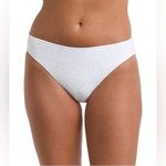 La Blanca  Ivory Textured Bikini Bottom- Size 8 Photo 0