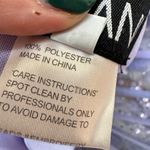 Jovani  05839 Perri Plunging Neck Mermaid Prom Dress Gown size 6 Periwinkle $700 Photo 13