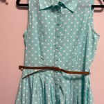 Forever 21 Teal Poka dot Dress Photo 2