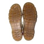 Sam Edelman  Circus Sanders Ivory White Leather Round Toe Lace Up Combat Boots 11 Photo 3