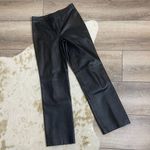 Loft Vintage 100% Leather Black Pants Photo 0