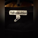 Reformation Nadia Knit Mini T Shirt Dress Black Size small Photo 4