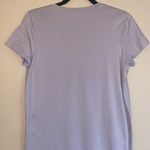 Madewell J.CREW Size SMALL Casual V-Neck T-Shirt Dress Lavender Gray Purple Photo 5