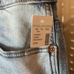 Maurice's  Distressed Faded Raw Hem "Vintage" Denim Skirt NWT Photo 2