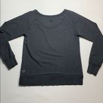 Puma Scoop Neck Spell-Out Pullover Gray S Photo 6