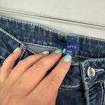 Apt. 9  Medium Wash Boot Cut Jeans Women’s Plus Size 24 w/ Jeweled Accents Photo 3