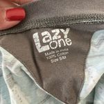 LAZY ONE Pajama Long Sleeve Shirt Nordic Snowman Christmas Print Light Blue S/M Photo 4