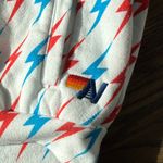 Aviator Nation BOLT EMBROIDERY FLEECE HALF ZIP SWEATSHIRT size small WHITE NWOT Photo 5