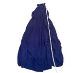 Petal and Pup  Makayla Navy Blue Halter Tiered Maxi Dress *No belt* Size XL Photo 9