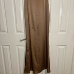 Fame and Partners  Brown Cowl Neck Libra Dress Photo 6