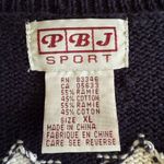 Vintage PBJ Sport Women’s Sz XL Baseball Theme Vest Button Down All American Photo 3