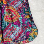 California Dynasty Vintage  Floral Heart Printed Bow Lingerie Slip Dress Photo 1