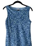 Calfornia Concepts Vintage 90s Women's Size 10P Floral Blue Midi Dress Photo 1