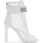 Karl Lagerfeld Paris Blayze Peep Toe Mesh Stiletto Heel Ankle Bootie Size 9.5M Photo 0