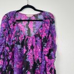 Rebecca Taylor  Women's Silk FLoral Blouse Sz 8‎ Photo 2