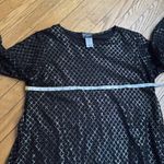 KMW black and silver Diamond Shine a line dress size large Photo 6