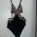 Amazon One Piece Swimsuit for Women animal  Print Bikini Swimwear High Waisted Bathing Photo 2