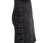 Free People Black Stretch Denim Pencil Skirt Photo 0