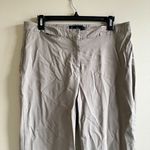 BODEN‎ Khaki HIGH Rise Pants Wide Leg Womens Size 14R Trousers Gray Photo 1