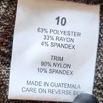 Briggs New York  Plaid Slimming Solution Dress Pant Trousers Size 10 Photo 3