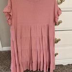 Red Dress Boutique Pink Ruffle Dress Photo 0