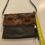 Moda Luxe Purse, Cow Print Bag, Flap Crossbody Bag Black Photo 2