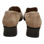 Lisa Says Gah Suede Leather Block Heeled Loafers Size 9 Photo 5