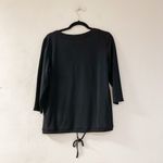 Barefoot Dreams  Malibu Lounge Shirt in Black Large Photo 1