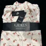 Ralph Lauren Lauren Women’s Pajama Set Size Large Ivory Floral NWT Photo 1