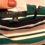 Talbots ‎ VIBRANT striped pencil skirt 16 Photo 2