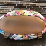 Croft & Barrow ‎ fabric bright flower floral purse Photo 2