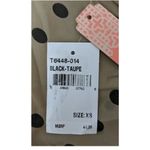 Gianni Bini GB M Gold Layers Black Dot Crop Top Photo 7