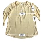Maurice's yellow Blouse size Large Photo 3