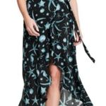 Agua Bendita  X Target Wrap Skirt Womens Deep Sea Starfish Seahorse Coverup Photo 2