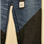 Brockenbow Emma Artemis Bicolor Skinny Jeans 24 Two Tone Denim Mid Rise New Photo 3