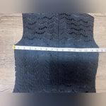 Carmen Marc Valvo  -‎ Black Floral Embroidered Dress Sz 4 Photo 3