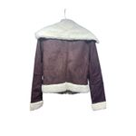 Just fab womens brown & sherpa jacket nwt Photo 4