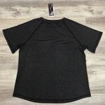 Mirol NWT - Heather Charcoal Gray Women's Short Sleeve Crew Neck T-Shirt XL Photo 4